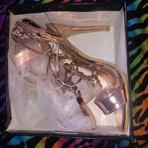 Rose gold Heels